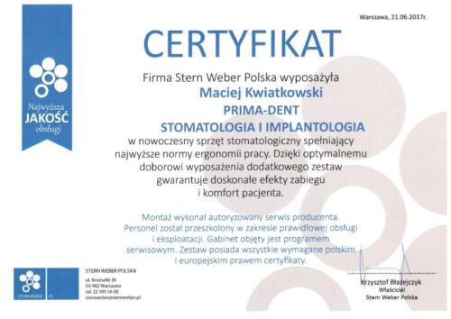 Prima-Dent Certyfikat-Maciej14